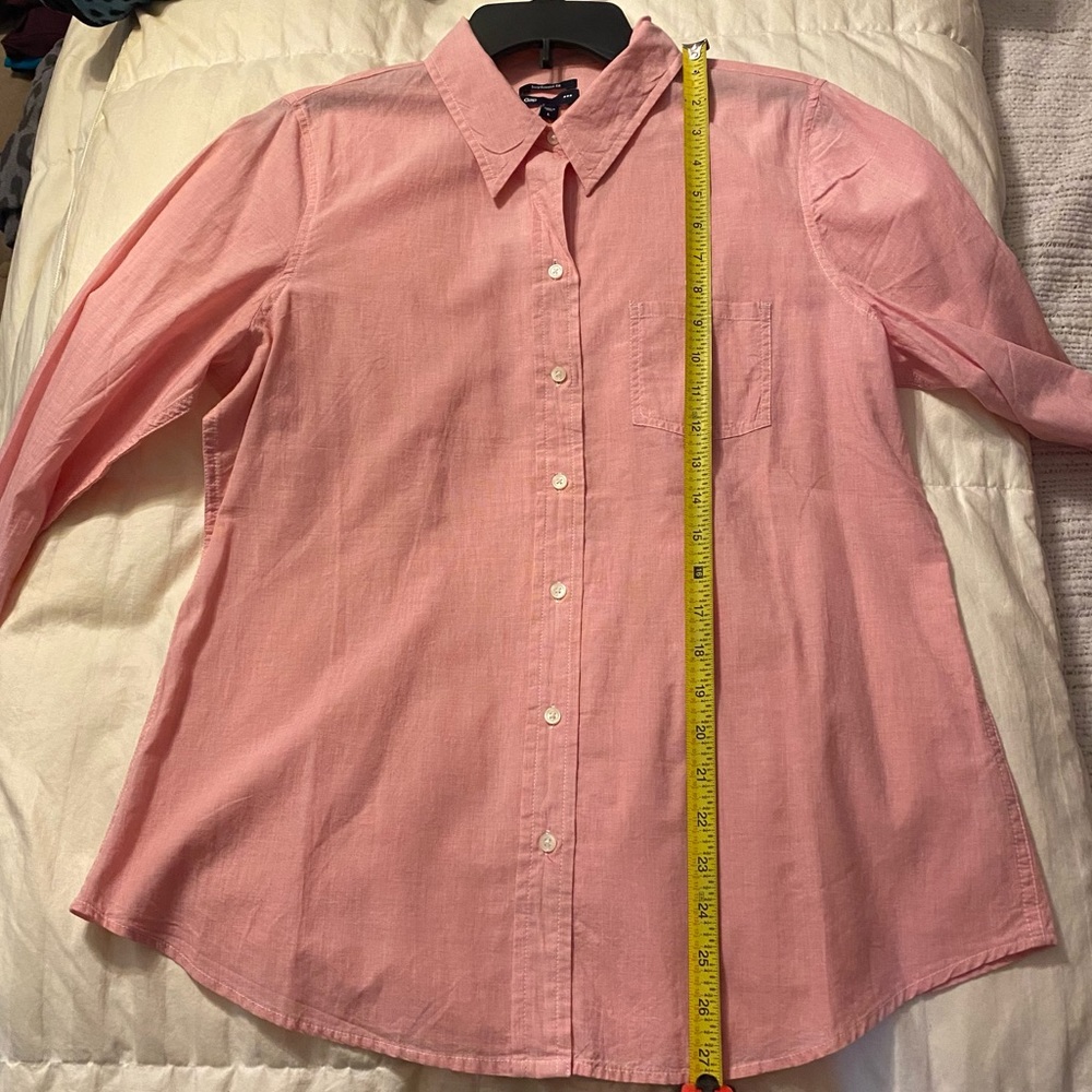 Gap boyfriend fit button down shirt, size L - Picture 6 of 8